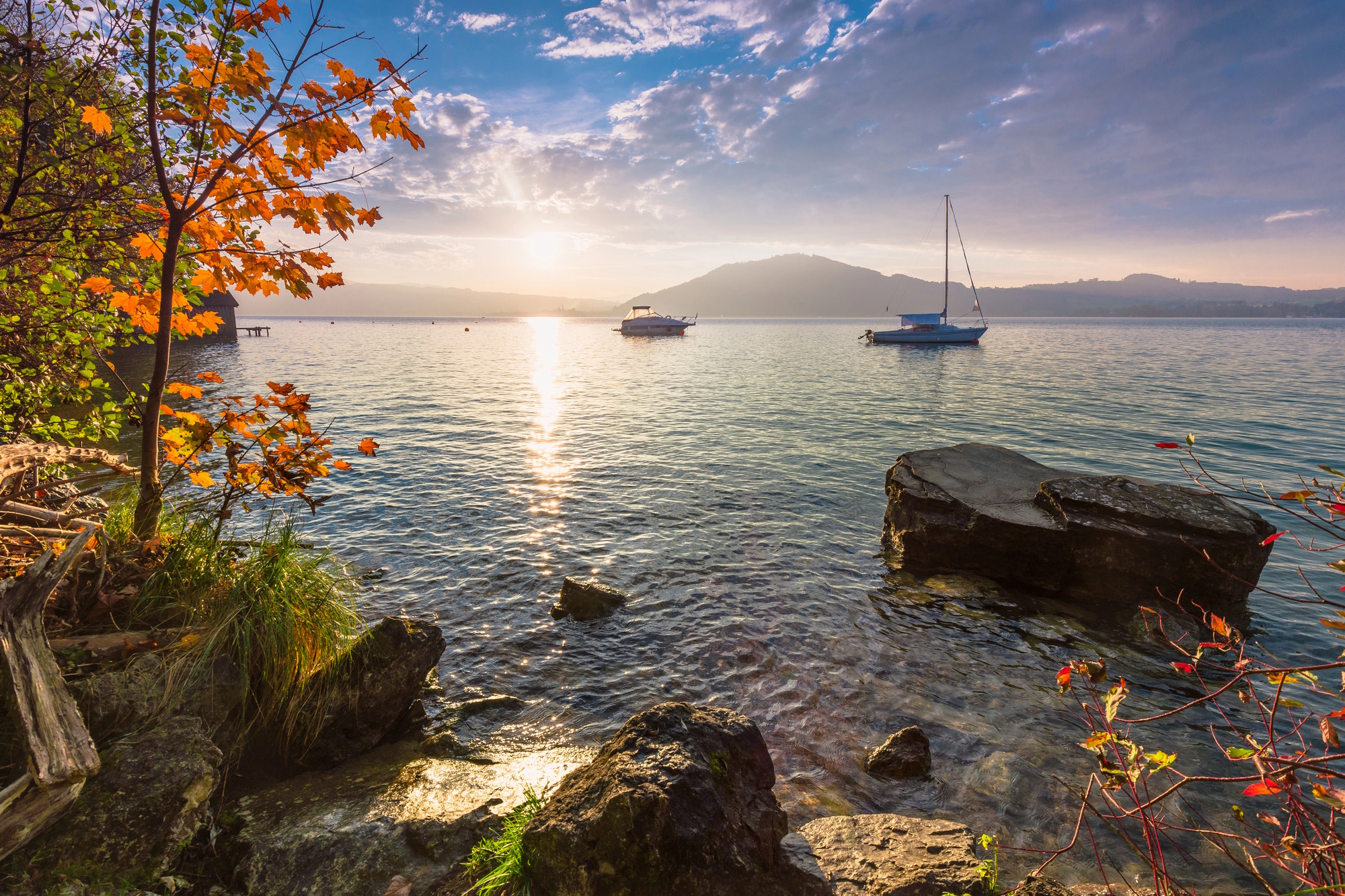 Segeln am Attersee